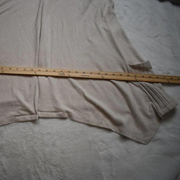 Saturday Sunday by Anthropologie Sz S Open Front Longline Draped Cardigan Duster - Picture 12 of 16